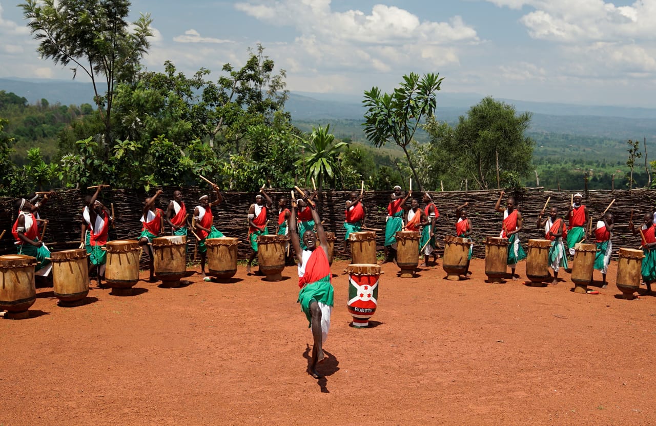 Drum ceremony at the Gishora sanctuary near Gitega